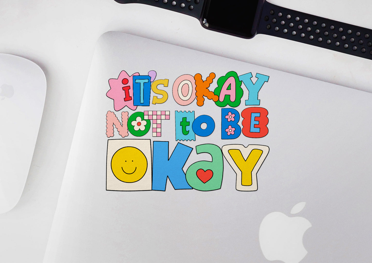 It's Okay Not To Be Okay UV PermaSticker